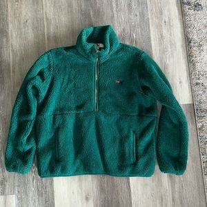AVIATOR NATION (AV) fleece half zip green size Large
